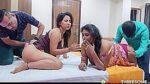 Indian Wife Swap and Fucked In Real Group Sex In Hotel